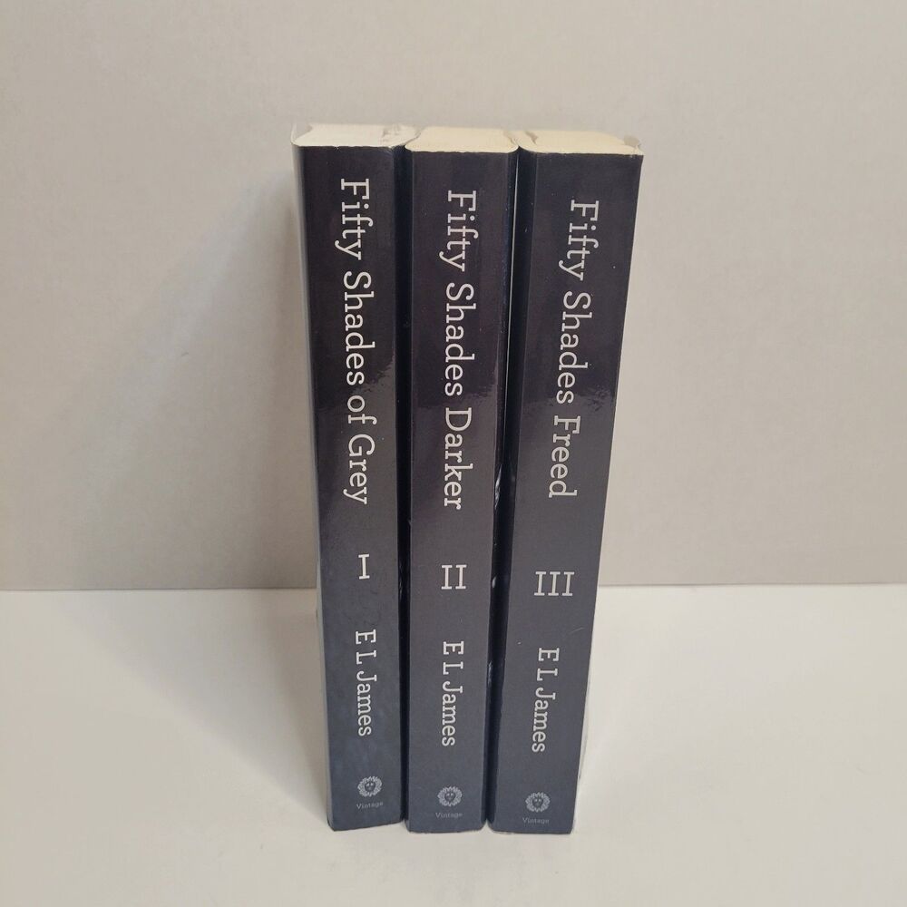 Fifty Shades Trilogy Set 3 Books E L James Paperback Acceptable